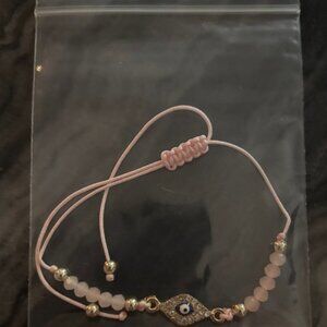 Evil Eye Pink Bracelet